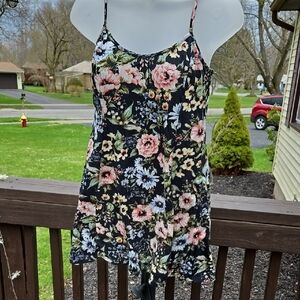 Floral Spaghetti Strap Dress